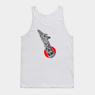 Giraffe draw with scribble art style Tank Top